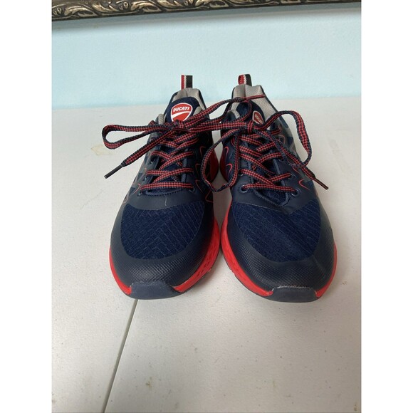 Ducati Racing Shoes Sneakers Men’s Size 8 EU 41 Black Red Motorsport Casual - Picture 2 of 7